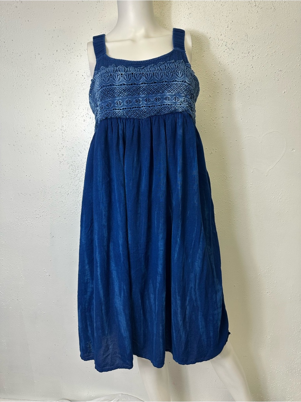 Studio West Apparel Dress Womens Size Large  Blue Sleeveless Ladies Dress Summer